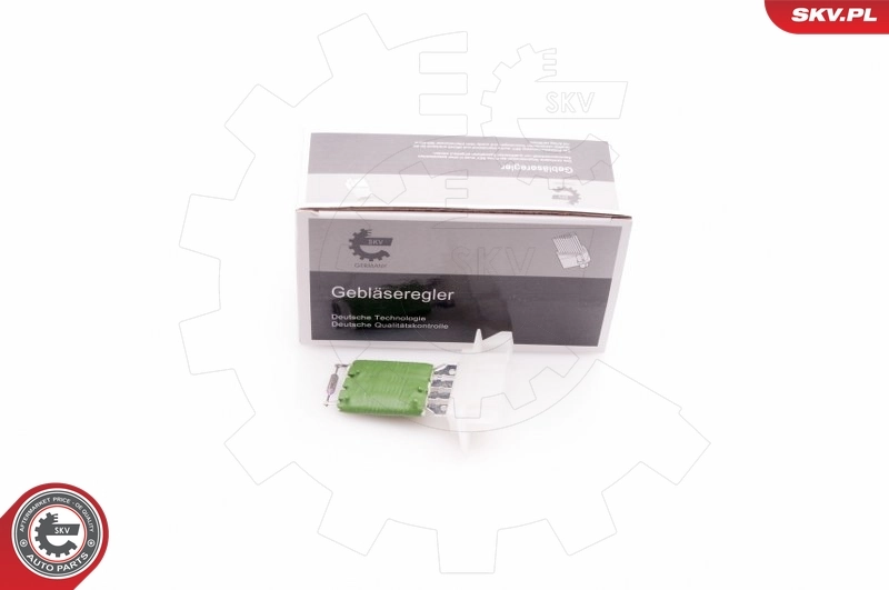 Resistor, interior blower